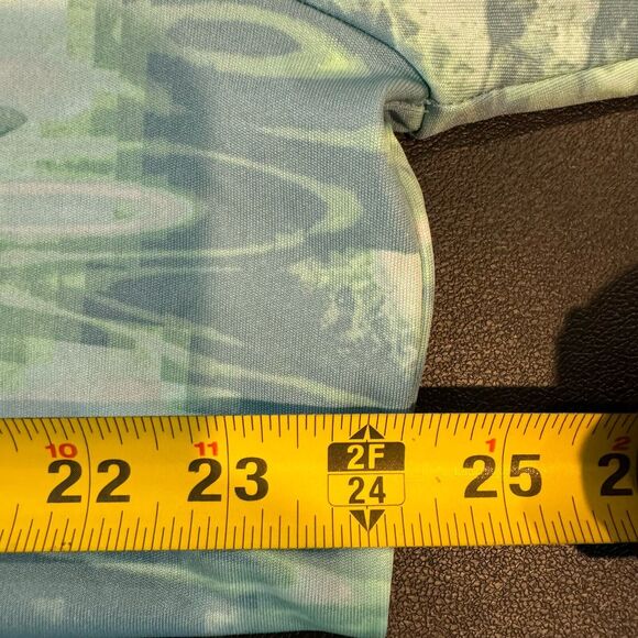 Magellan Outdoors Scale Tech 2XL Long Sleeve T-Shirt Blue Green Camo Fish Gear - Picture 8 of 8